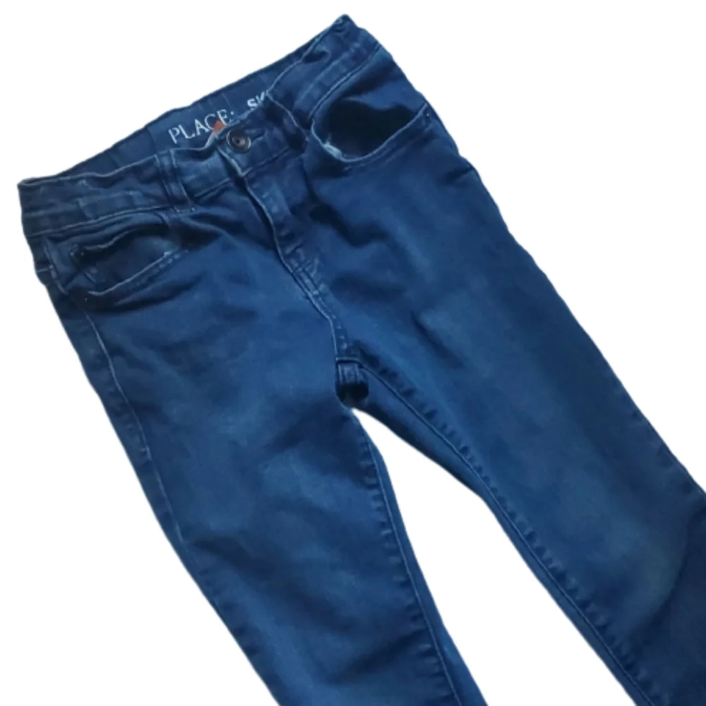 The Children's Place Blue Wash Straight Jeans-7